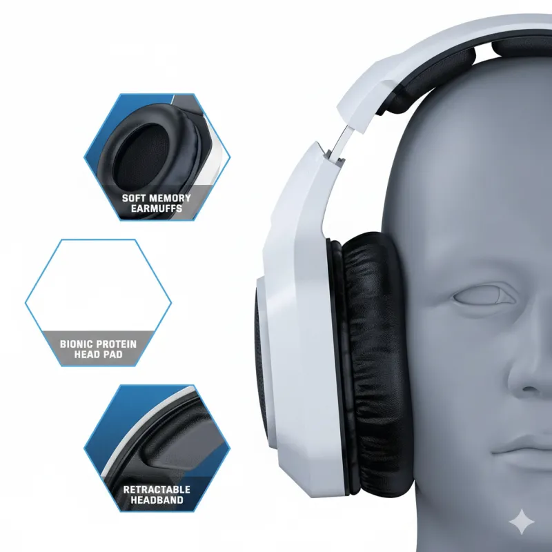 Onikuma B100 RGB Wireless Gaming Headset