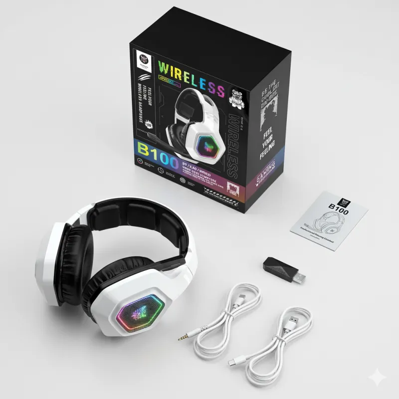 Onikuma B100 RGB Wireless Gaming Headset