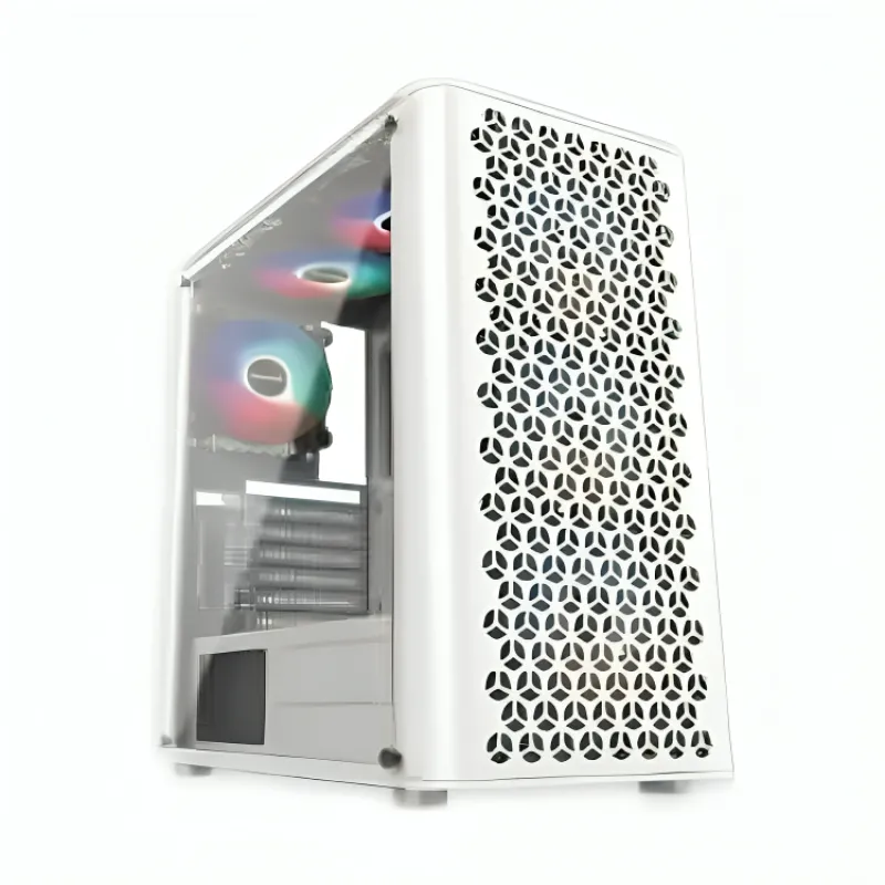 PC Power Trinity Mesh White Gaming Casing
