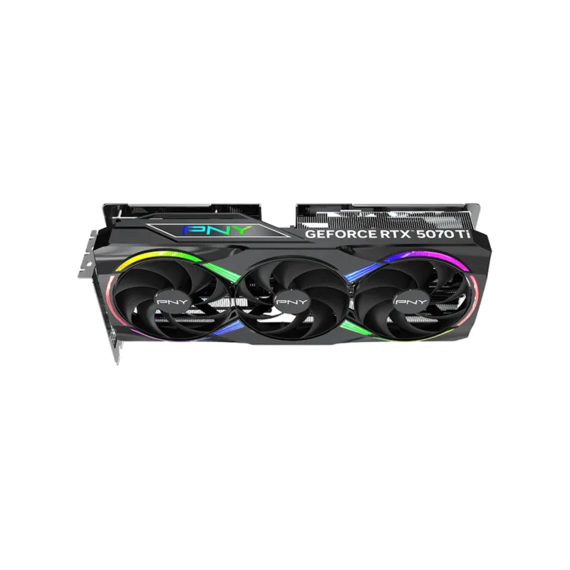PNY GeForce RTX 5070 Ti Epic-X ARGB OC Triple Fan 16GB GDDR7 Graphic Card