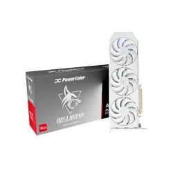 Powercolor Hellhound Spectral AMD Radeon RX 9060 XT 16GB GDDR6 White Graphics Card
