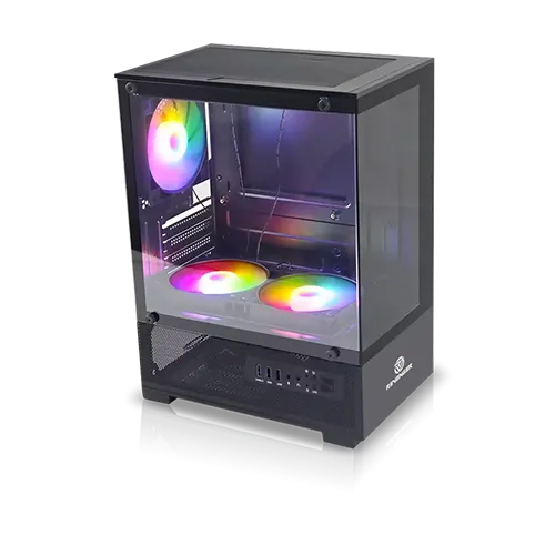 Revenger Ice Cool Mini Micro ATX Gaming Case Black