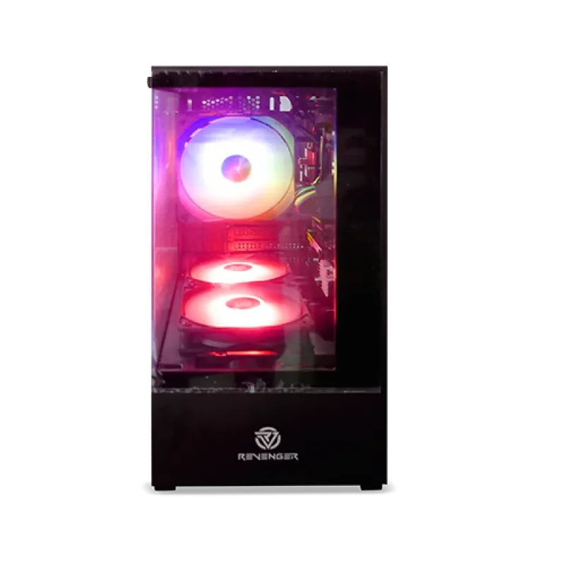 Revenger Ice Cool Mini Micro ATX Gaming Case Black