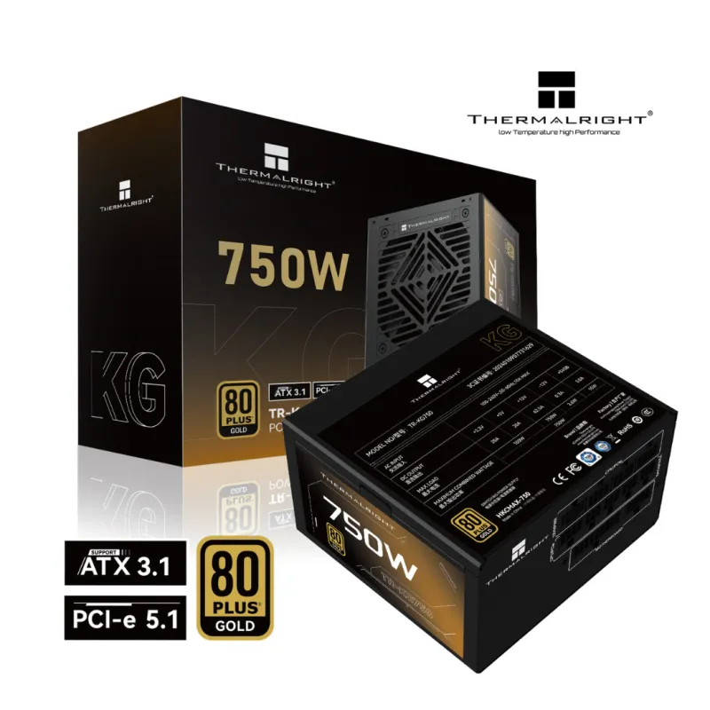 Thermalright TR-KG750 80 Plus Gold Full Modular ATX 3.1 Power Supply