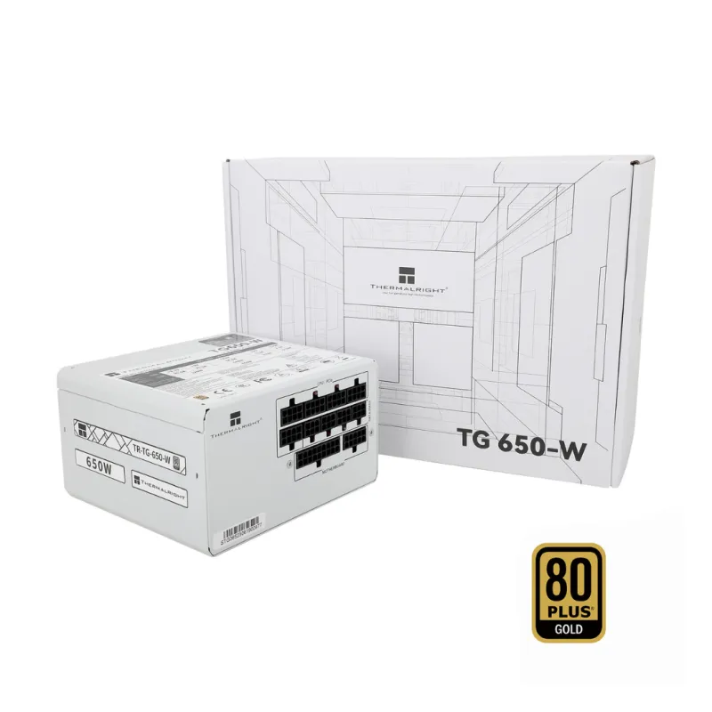 Thermalright TG-650-W 650W 80 Plus Gold Full Modular Power Supply White