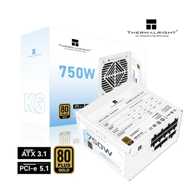 Thermalright TG-750-W 750W 80 Plus Gold Full Modular Power Supply White