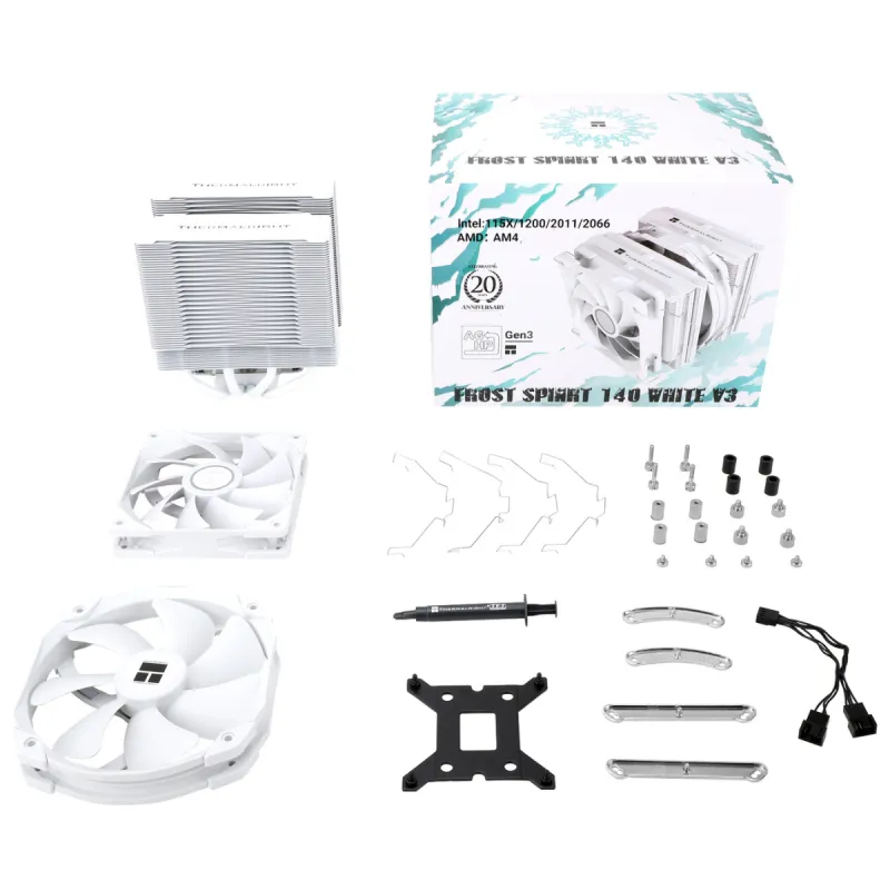 Thermalright Frost Spirit 140 WHITE V3 CPU Cooler Thermalright Frost Spirit 140 WHITE V3 CPU Cooler
