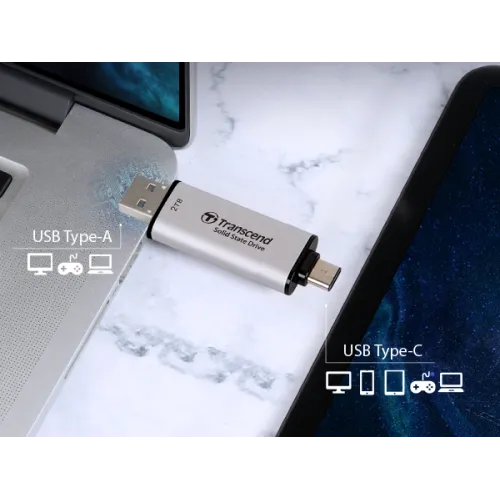 Transcend TS512GESD310P 512GB Type-C Portable SSD