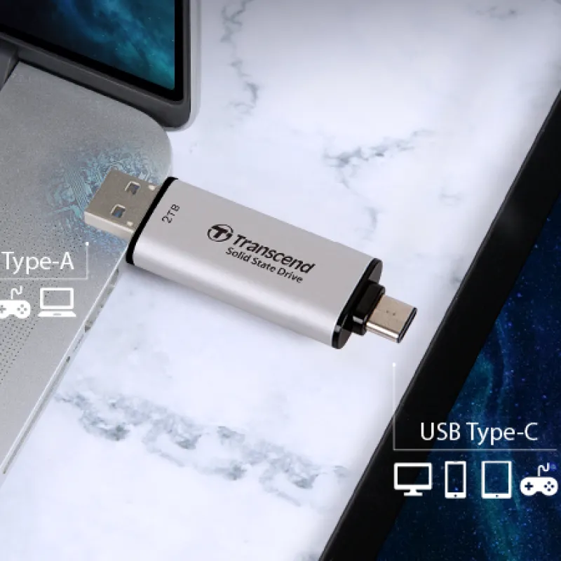 Transcend TS512GESD310P 512GB Type-C Portable SSD