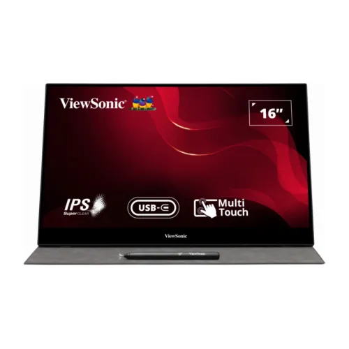 ViewSonic TD1655 16” USB-C Multi-Touch Portable Monitor