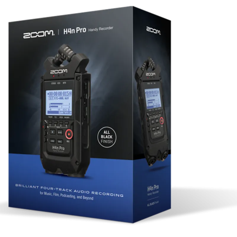 Zoom H4n Pro 4-Track Portable Audio Recorder