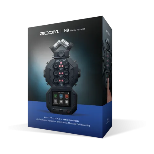 Zoom H8 8-Input, 12-Track Portable Handy Recorder