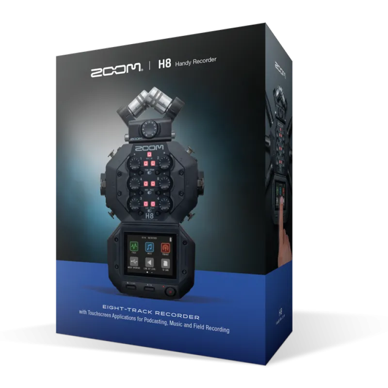 Zoom H8 8-Input, 12-Track Portable Handy Recorder