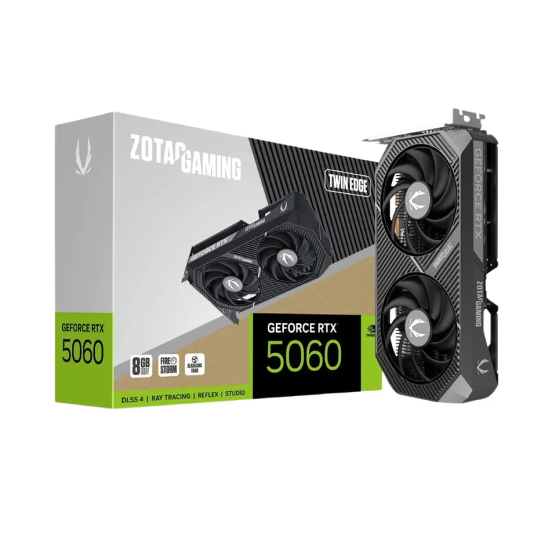 ZOTAC GeForce RTX 5060 Twin Edge 8GB GDDR7 Graphics Card